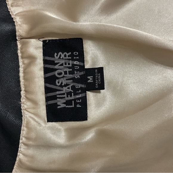 Wilsons Leather Cream Jacket - Picture 5 of 6